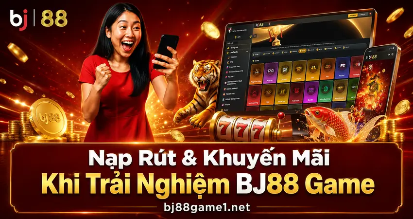 BJ88 Game nạp rút và khuyến mãi